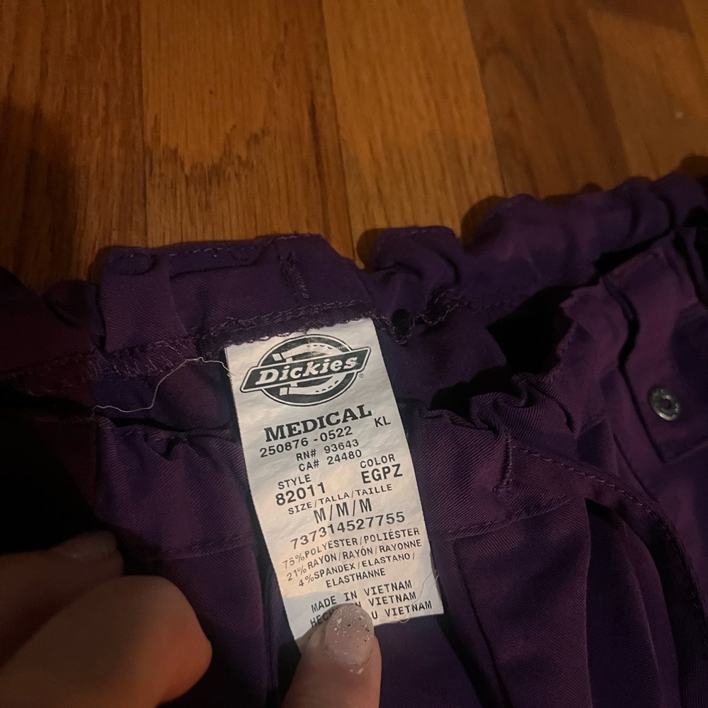 Dickies Women's Casual Purple Pants - Picture 2 of 2